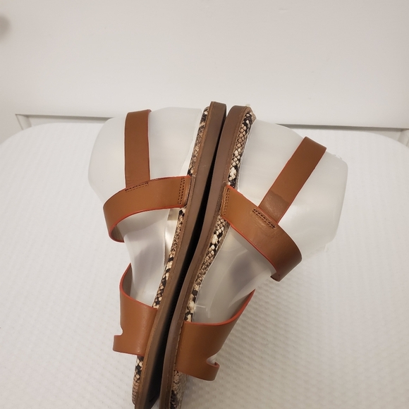 EC Crown Vintage Aaliya Brown Leather Sandals Size 9, Casual - Picture 10 of 15